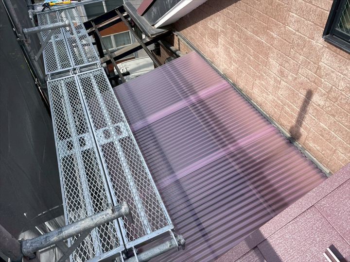 波板交換も同時に実施